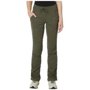 The North Face Aphrodite 2.0 Pant Womens S Green Drawstring Hiking *EUC